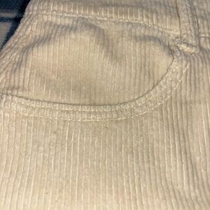 American Eagle Outfitters Cream Mini Skirt